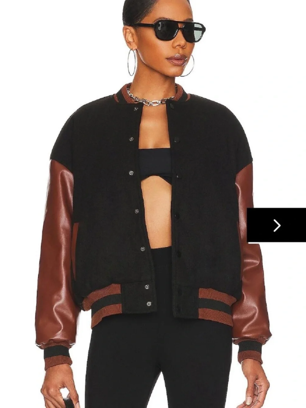 Superdown KAI VARSITY JACKET XS NWOT